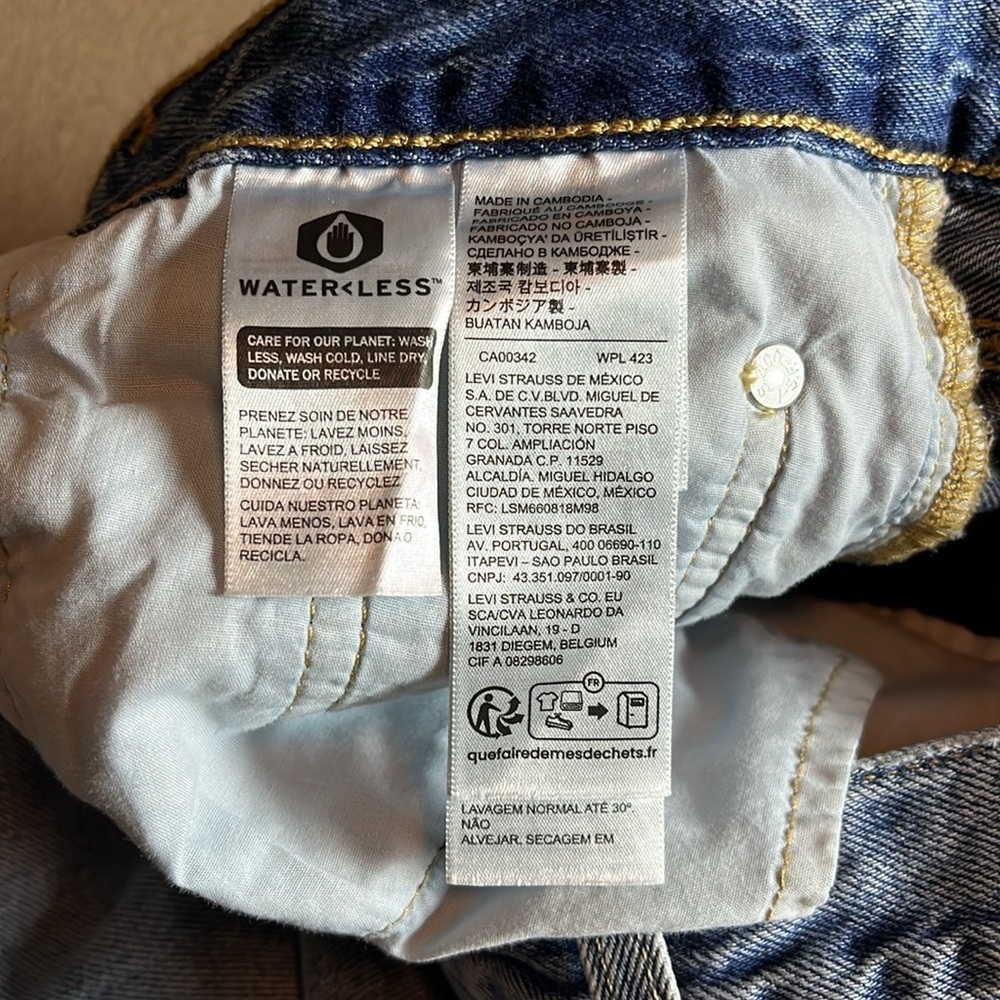 LEVI’S Denim Midi Jean Skirt - 27 - Picture 10 of 11